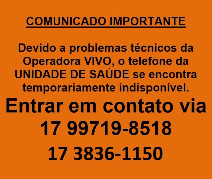 Comunicado Importante